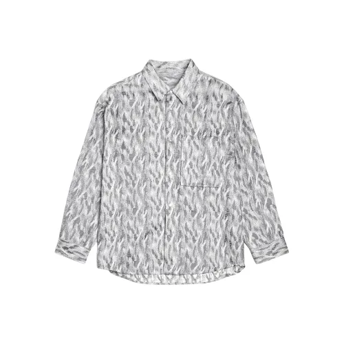 RAYSHOW Серые Мужские Рубашки