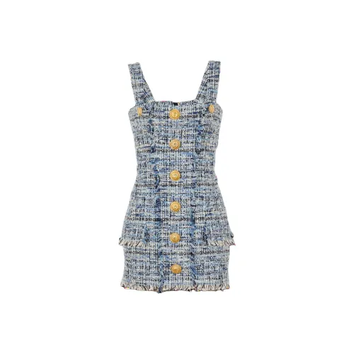 BALMAIN Синие Женские Слиплатья