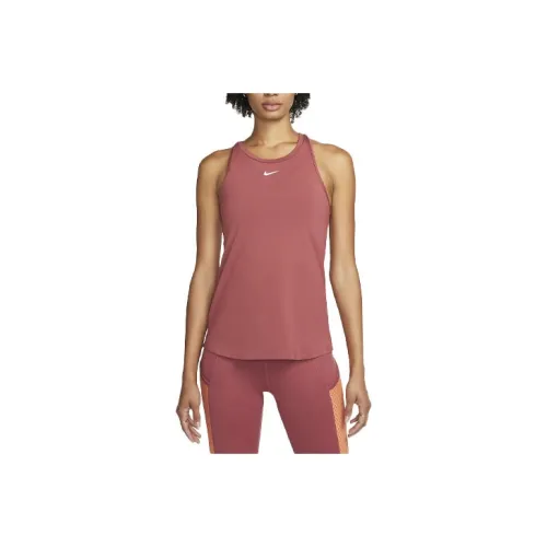 NIKE Арбузно-розовый красный Женские спортивные майки без рукавов