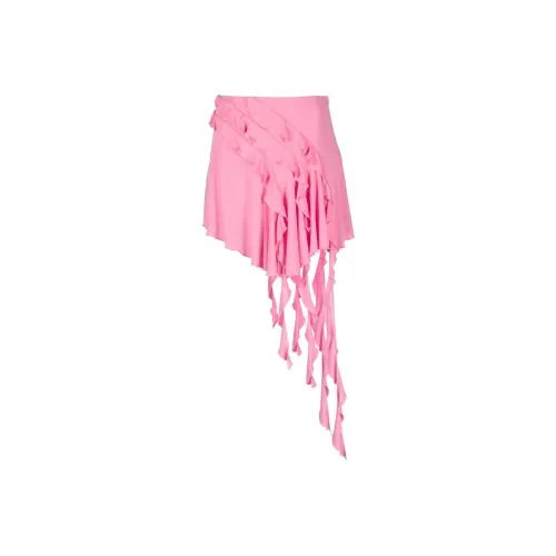 Blumarine Розовые Женские Повседневные Короткие Юбки