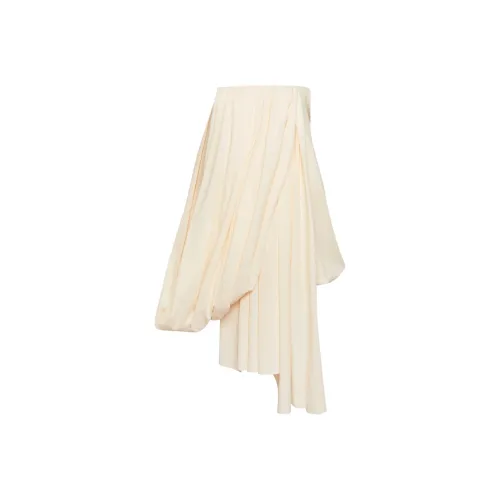 JW Anderson FW24 Без рукавов Платье Женское Айвори