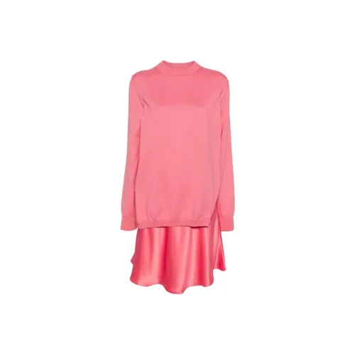 Semicouture Кораллово-розовый Женские Комплекты с юбкой