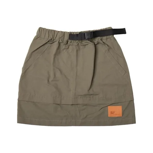 Crying Center Повседневные короткие юбки Женские Светло-армейский зеленый