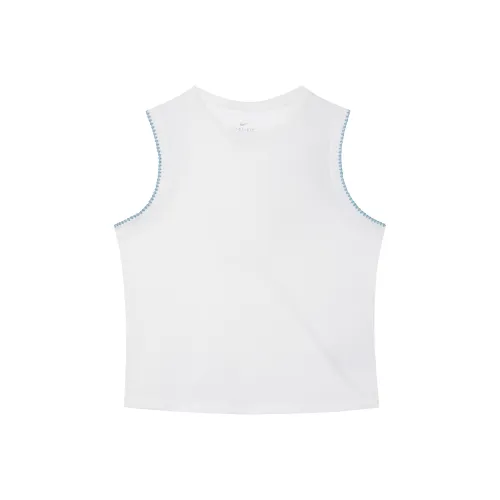 NIKE Парусный белый Женские спортивные майки без рукавов