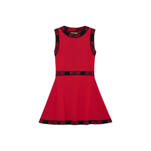 MOSCHINO Без рукавов Платье Женское Красное
