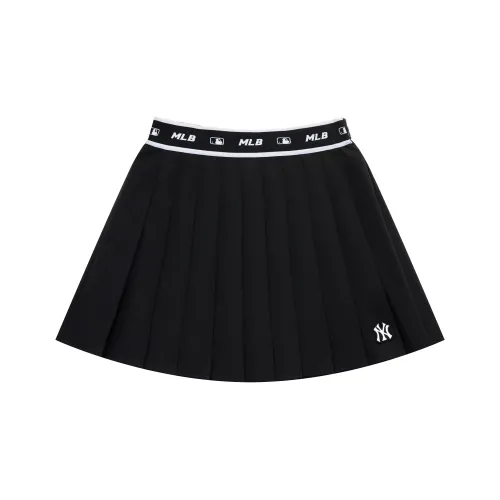 Mlb Base Logo New York Yankees Повседневные короткие юбки Женские Черный
