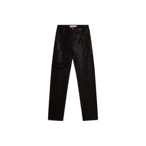 Golden Goose Женские джинсы черного цвета