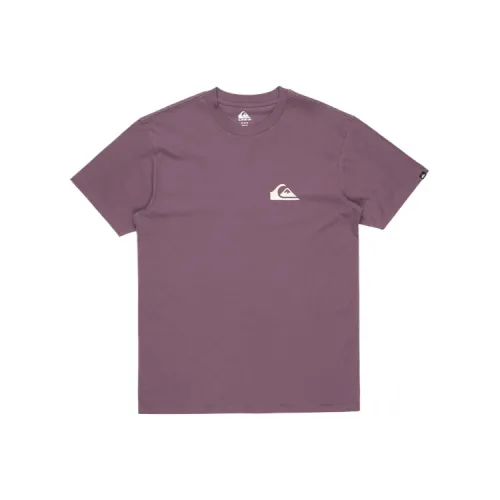 Quiksilver Фиолетовые Мужские T-рубашки