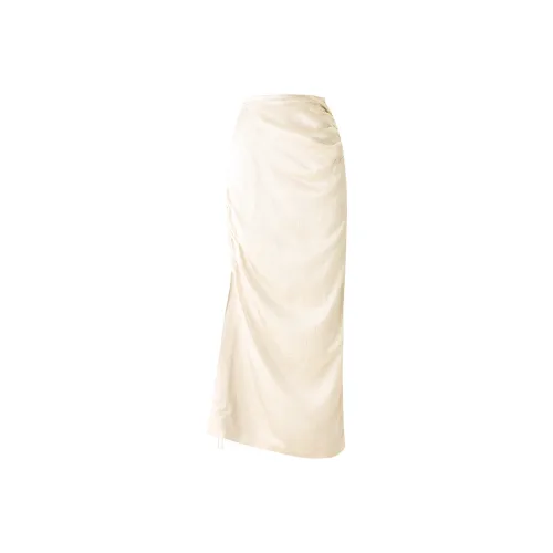 Read Twelve Повседневный Длинный Юбка Женские Бежевый Суп Delight