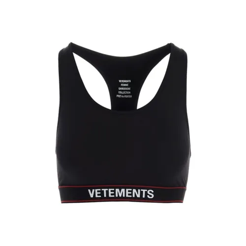Vetements Черное Женское Спортивное Белье