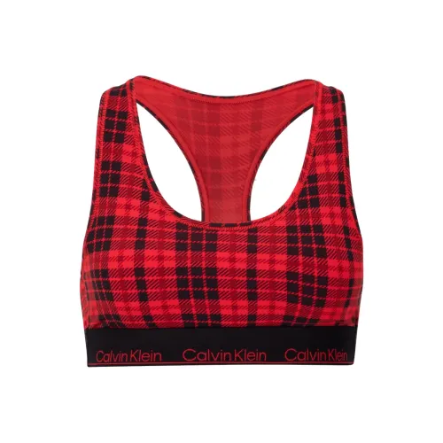 Calvin Klein Бюстгальтер Женский Красный Клетка