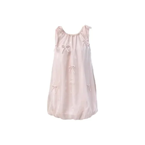 SECFLY OFFICIAL Без рукавов Платье Женское Розовое