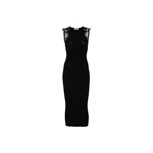 TWINSET Milano SS24 Sleeveless Dress Women's Black