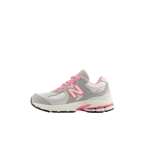New Balance NB 2002 Low Топ Повседневная обувь Серый Розовый Детский