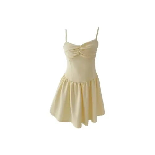 Frustration Garden Slip Платье Женское Желтое