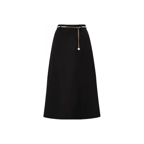 TAMMY TANGS Повседневная длинная юбка женская черная