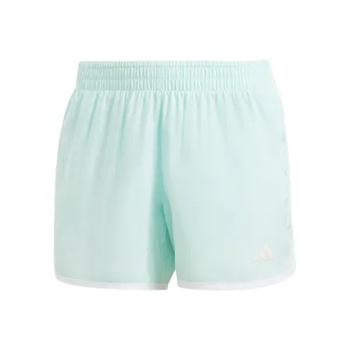 Adidas Marathon 20 Бег Шорты Женские Зеленый