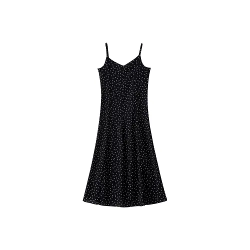 Корейский стиль Slip Платье Женское Многоцветное