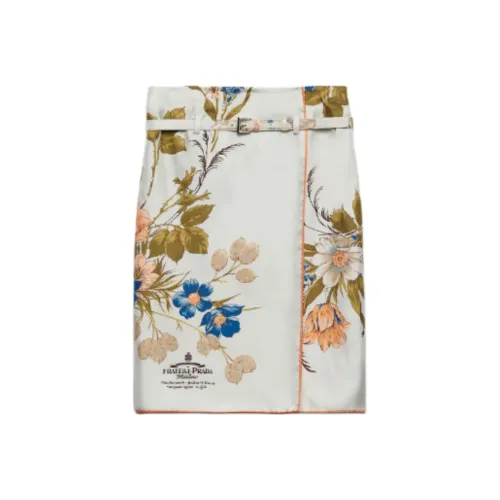 PRADA Повседневные короткие юбки Женские Многоцветный