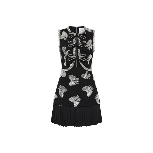 REBECCA VALLANCE FW24 Sleeveless Dress Women's Black REBECCA VALLANCE FW24 Без рукавов Платье Женское Черное