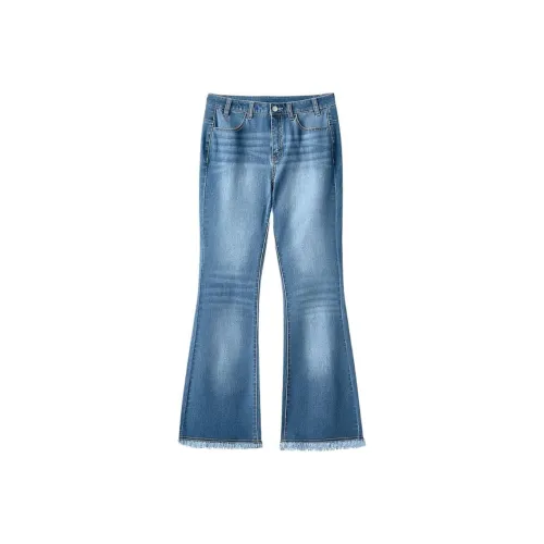 Skechers x ROMANTIC CROWN Sportlife Джинсы Женские Blue