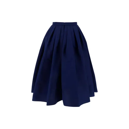 Alexander McQueen Синие Женские Повседневные Длинные Юбки