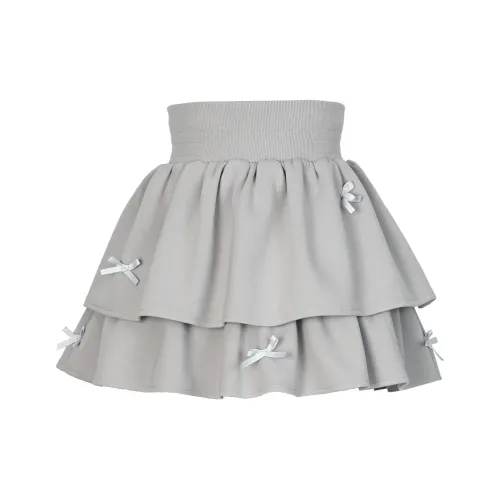 SNBL Повседневная короткая юбка женская серого цвета