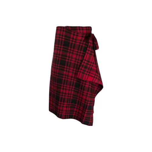 Polo Ralph Lauren Повседневный Длинный Юбка Женские Красный