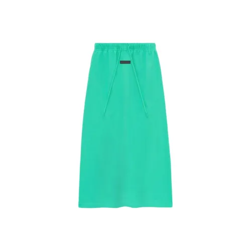 Fear of God Essentials SS24 WOMEN'S Длинная Юбка Повседневная Длинная Юбка Женская Мятный Лист Мятный Лист