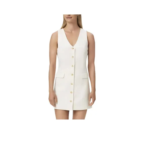 PAIGE Без рукавов Платье Женское Белое