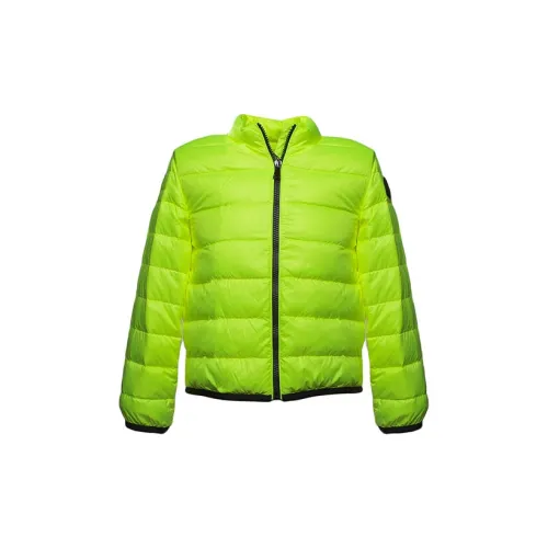 Moncler Желтый Kids Пуховые куртки