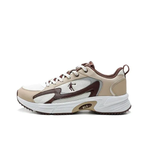 QIAODAN Противоскользящий устойчивый к истиранию низкий топ кэжуал мужской бежевый коричневый