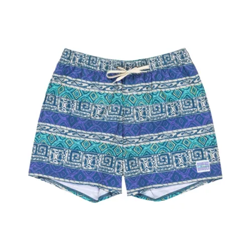 Quiksilver Мужские Плавательные Шорты Синего Цвета