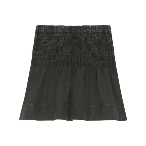 ISABEL MARANT ETOILE Джинсовые короткие юбки Женские Выцветший черный