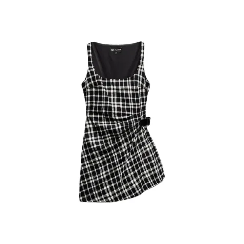ZARA Черные Женские Платья без рукавов