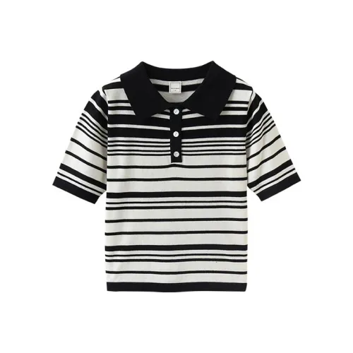 Enhenn Черно-белые полосы Kids T-рубашки