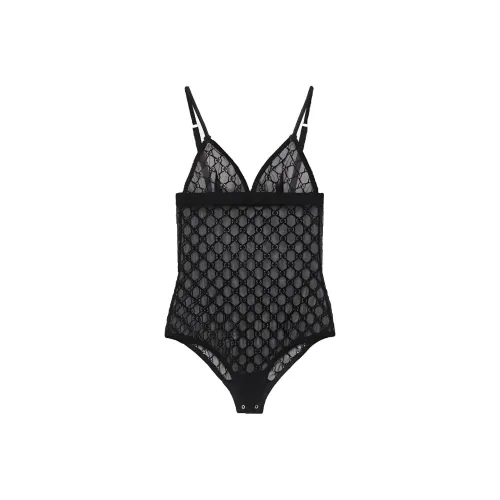 GUCCI Ван-Пис Купальник Женский Черный