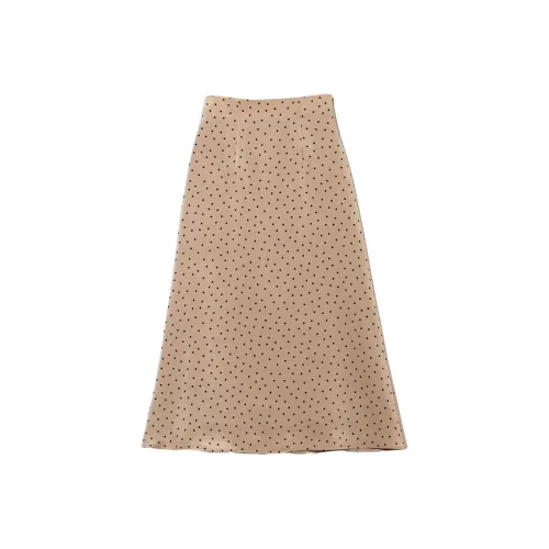 BEAMS Demi Luxe Casual Long Skirt Women's Beige