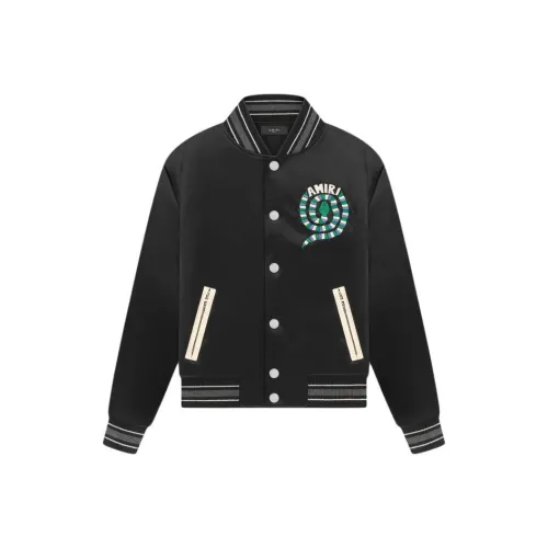 AMIRI Детская одежда Змея Bomber Куртки Пальто Детский Черный