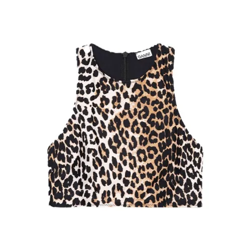 GANNI Коричневый Женские Двухкомпонентные Купальники