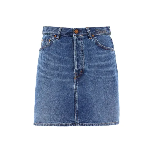 Chloé Синие Женские Джинсовые Короткие Юбки