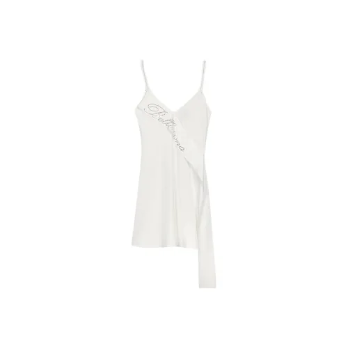 Blumarine FW24 Slip Платье Женское Белое