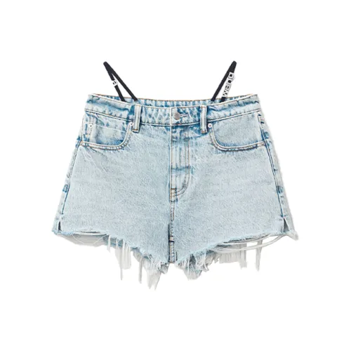 alexander wang Отбеленный белый Женские джинсовые шорты