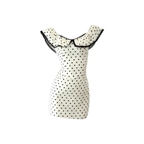 ONE PASS STUDIO Без рукавов Платье Женское Белое