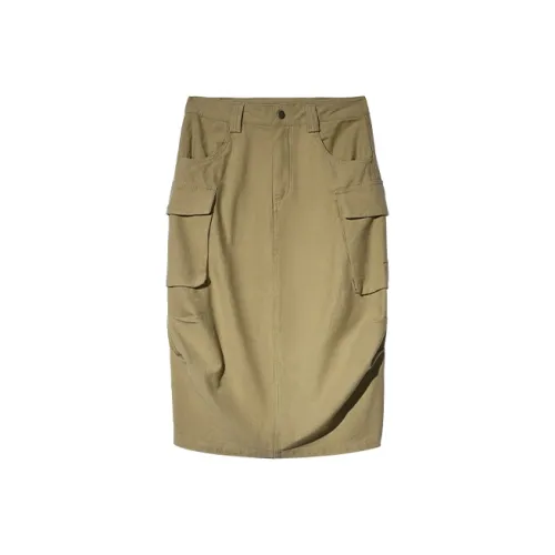 BEASTER Женские Повседневные Длинные Юбки