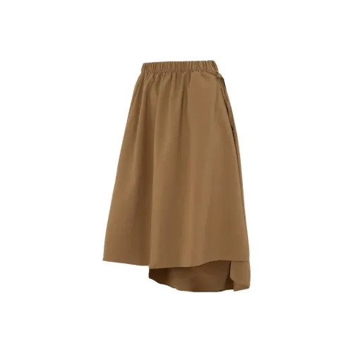 PUMA Коричневая Женская Повседневная Длинная Юбка