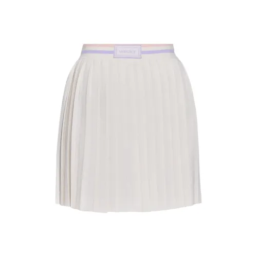 VERSACE SS24 Повседневные короткие юбки Женские Белые