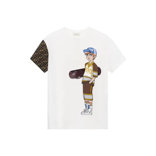 FENDI Белая Kids T-рубашка