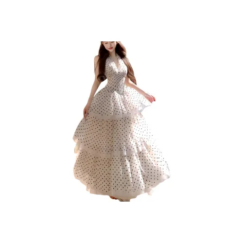 WOVLAS Без рукавов Платье Женское Цвет на изображении