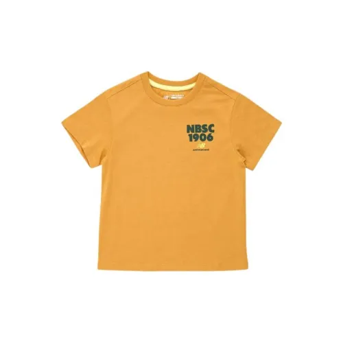 New Balance Deep Желтый Kids Т-рубашки
